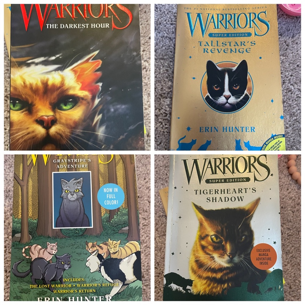 Warriors books set of four